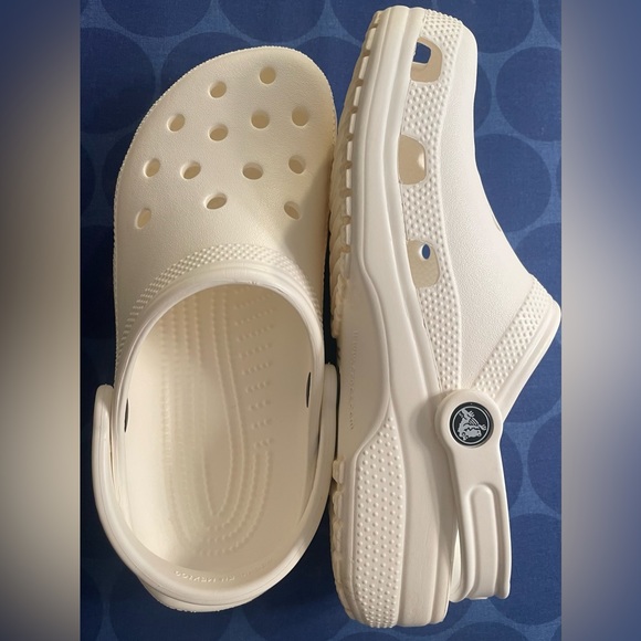 CROCS Shoes - ADULTS' CROCS CLASSIC CLOGS Sandal White/bone color Size Women 8, Men 6